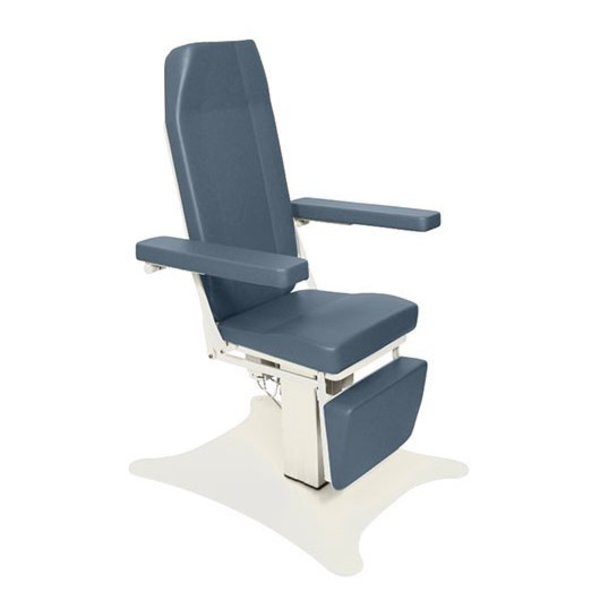 Umf Medical Phlebotomy Chair w/ Foot-Operated Pump, Sand Grey 8675-SG